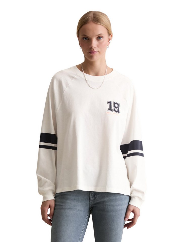 Marc O'Polo DENIM Langarmshirt mit Streifen-Prints am Ärmel von Marc O'Polo DENIM