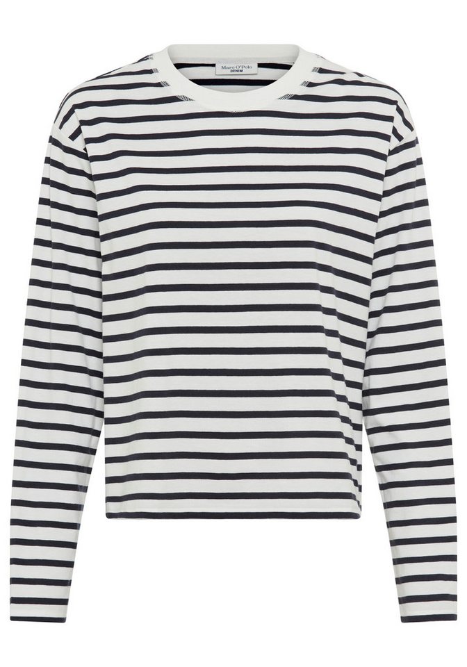 Marc O'Polo DENIM Longsleeve regular fit, aus Heavy Slub Jersey, Rundhals von Marc O'Polo DENIM