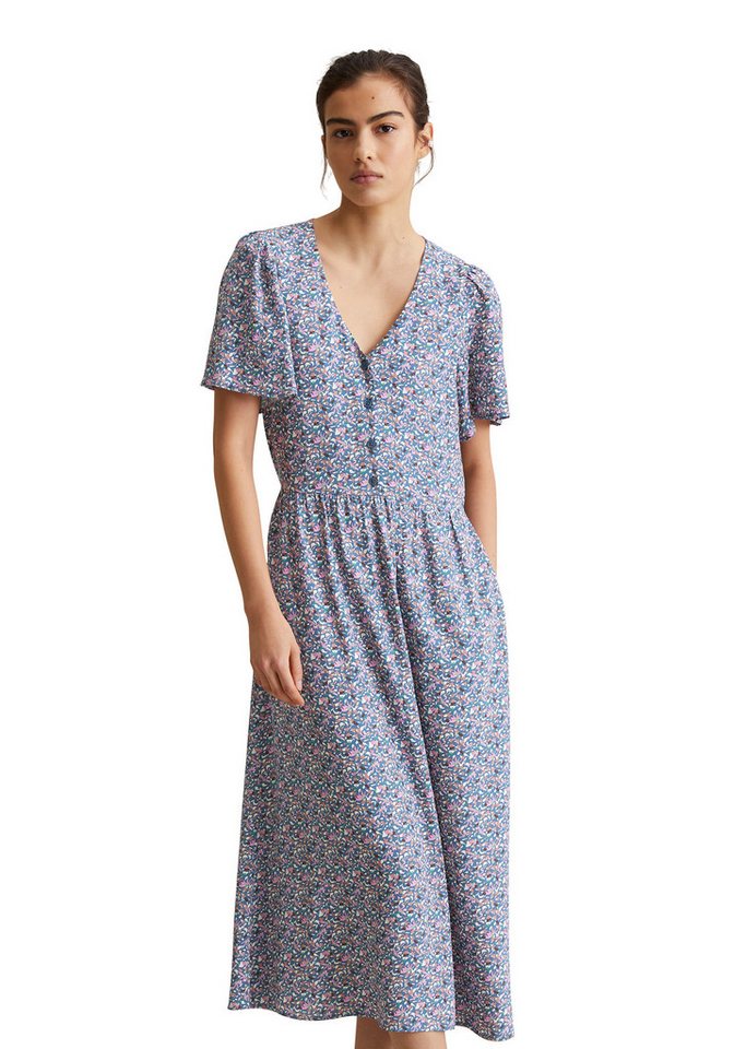 Marc O'Polo DENIM Midikleid aus bedrucktem Viskose-Crêpe Marc O'Polo DENIM Midikleid aus bedrucktem Viskose-Crêpe von Marc O'Polo DENIM