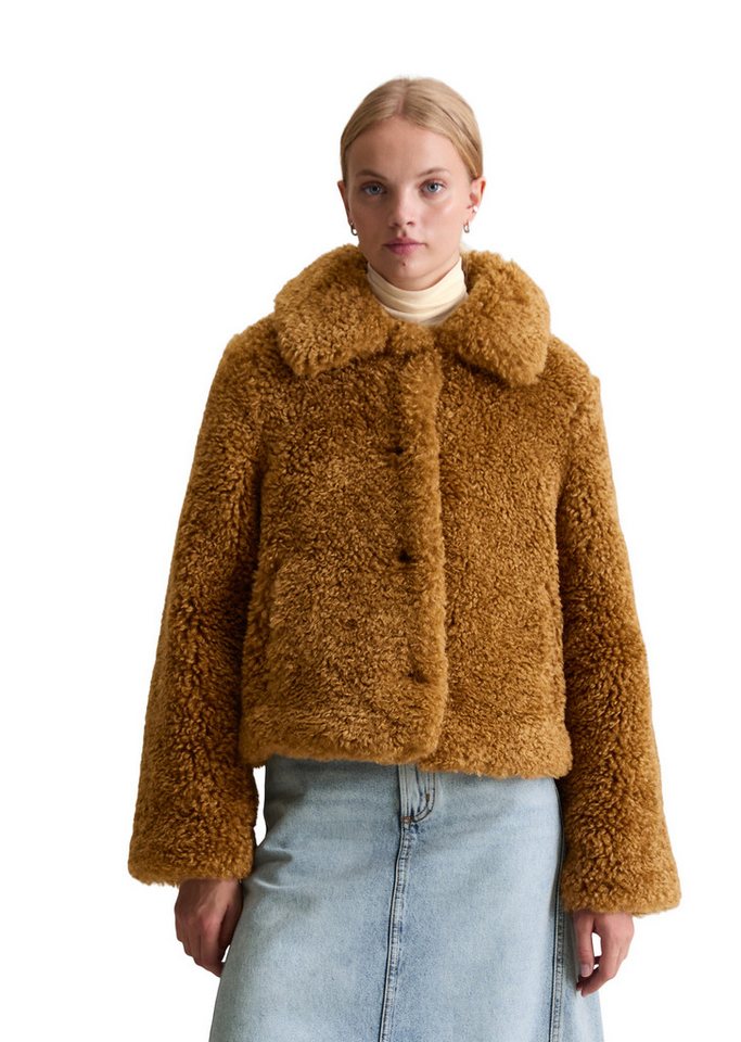 Marc O'Polo DENIM Outdoorjacke aus weichem Curly-Plüsch von Marc O'Polo DENIM