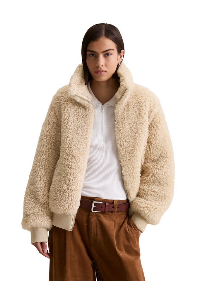 Marc O'Polo DENIM Outdoorjacke aus weichem Curly-Plüsch von Marc O'Polo DENIM