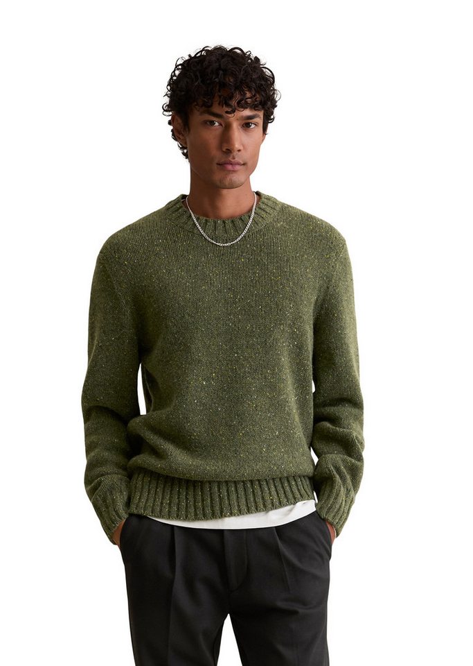 Marc O'Polo DENIM Rundhalspullover aus weichem Schurwoll-Mix von Marc O'Polo DENIM