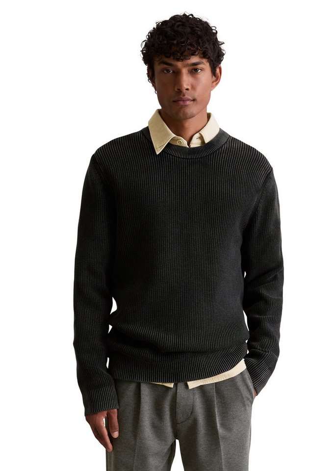 Marc O'Polo DENIM Rundhalspullover loose fit mit speziellem Farbeffekt von Marc O'Polo DENIM