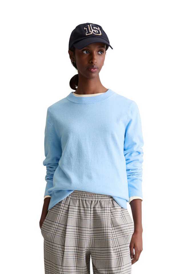 Marc O'Polo DENIM Rundhalspullover regular fit aus Soft Cotton Stretch von Marc O'Polo DENIM