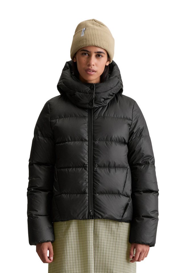 Marc O'Polo DENIM Steppjacke Winterjacke, regular fit, Stehkragen, abnehmbare Kapuze von Marc O'Polo DENIM