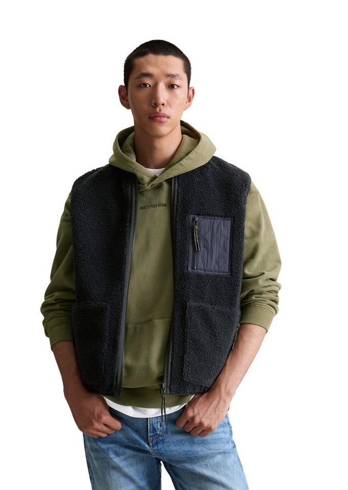 Marc O'Polo DENIM Steppweste mit Nylon-Brusttasche von Marc O'Polo DENIM