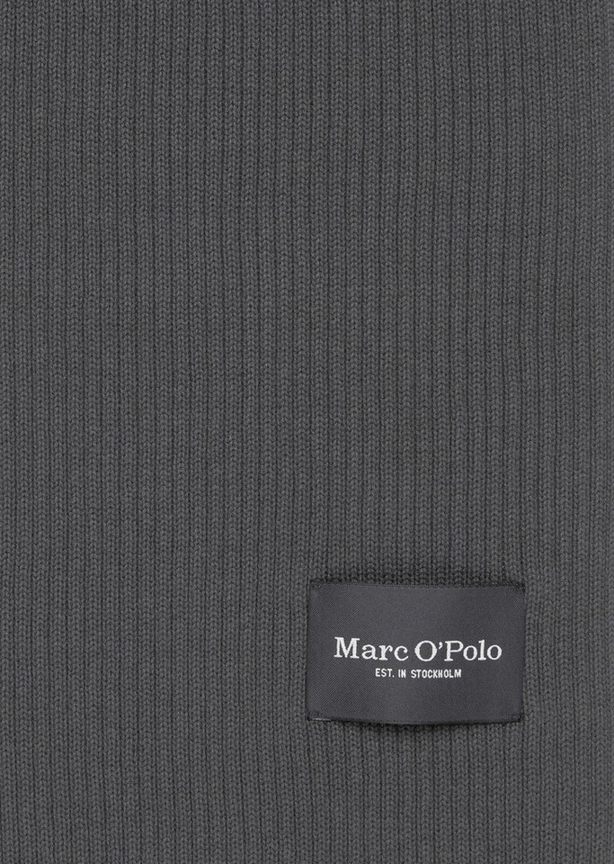 Marc O'Polo DENIM Strickmütze Strickschal mit Logo von Marc O'Polo DENIM