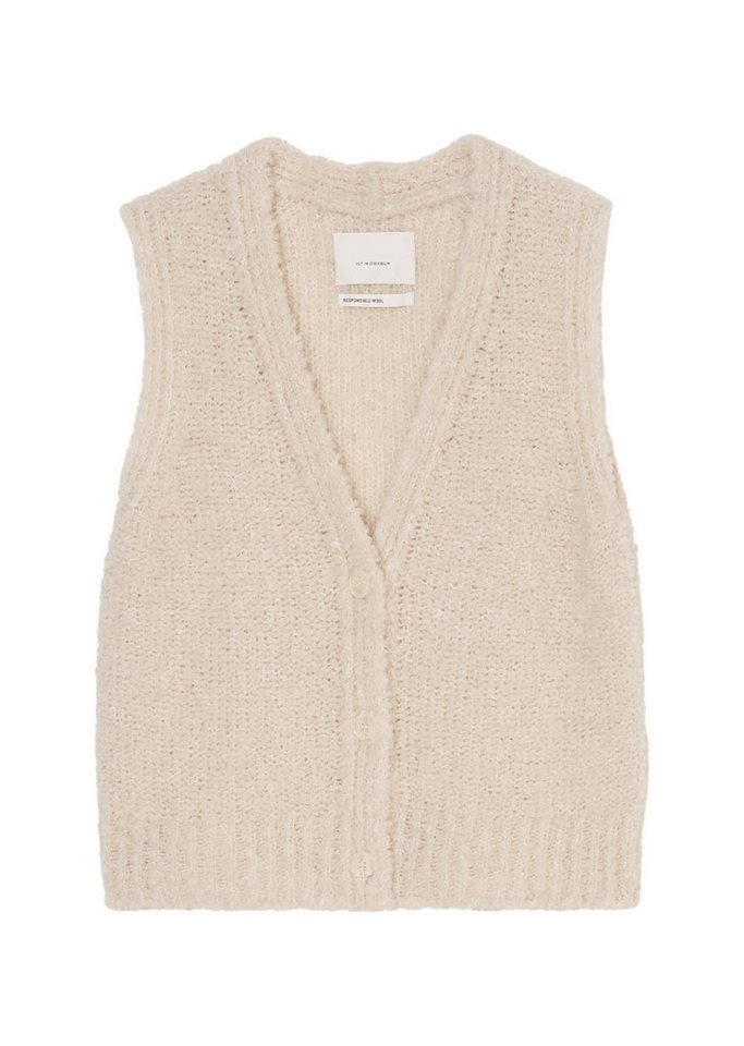 Marc O'Polo DENIM Strickpullover Bouclé-Weste - Slim Fit Marc O'Polo DENIM Strickpullover Bouclé-Weste - Slim Fit von Marc O'Polo DENIM