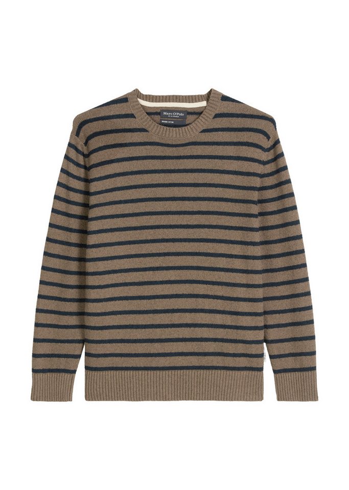 Marc O'Polo DENIM Strickpullover Crew Neck, striped, casual bouclé von Marc O'Polo DENIM