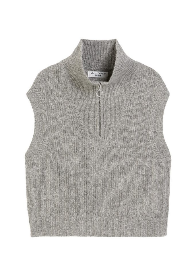 Marc O'Polo DENIM Strickpullover Knit Pullunder, Sleeveless, Zipper von Marc O'Polo DENIM