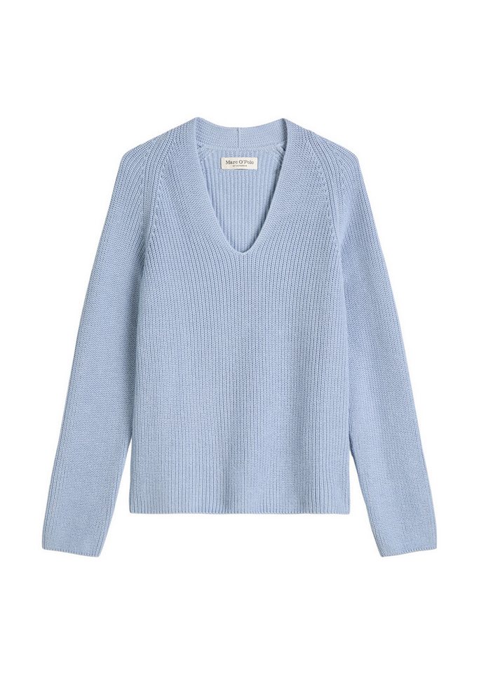 Marc O'Polo DENIM Strickpullover Pullover, longsleeve, v-neck von Marc O'Polo DENIM