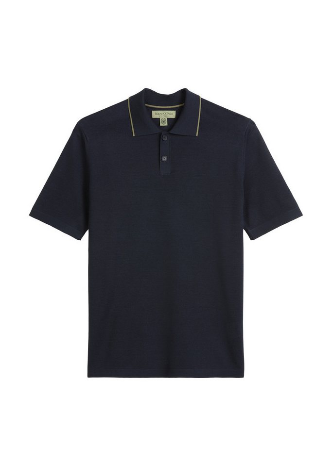 Marc O'Polo DENIM Strickpullover Strick-Poloshirt DFB Travel - Regular Fit von Marc O'Polo DENIM
