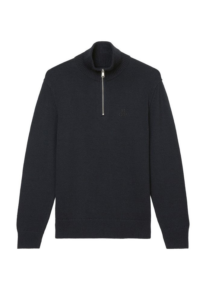Marc O'Polo DENIM Strickpullover Troyer, plain knit, embroidery deta Marc O'Polo DENIM Strickpullover Troyer, plain knit, embroidery deta von Marc O'Polo DENIM
