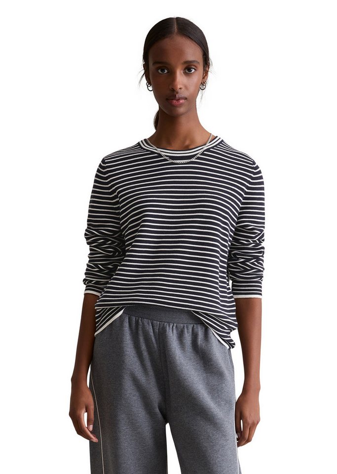 Marc O'Polo DENIM Strickpullover aus Compact Cotton von Marc O'Polo DENIM