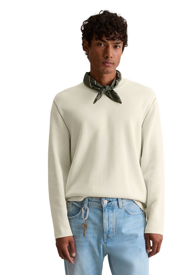 Marc O'Polo DENIM Strickpullover aus Double-Face-Cotton von Marc O'Polo DENIM