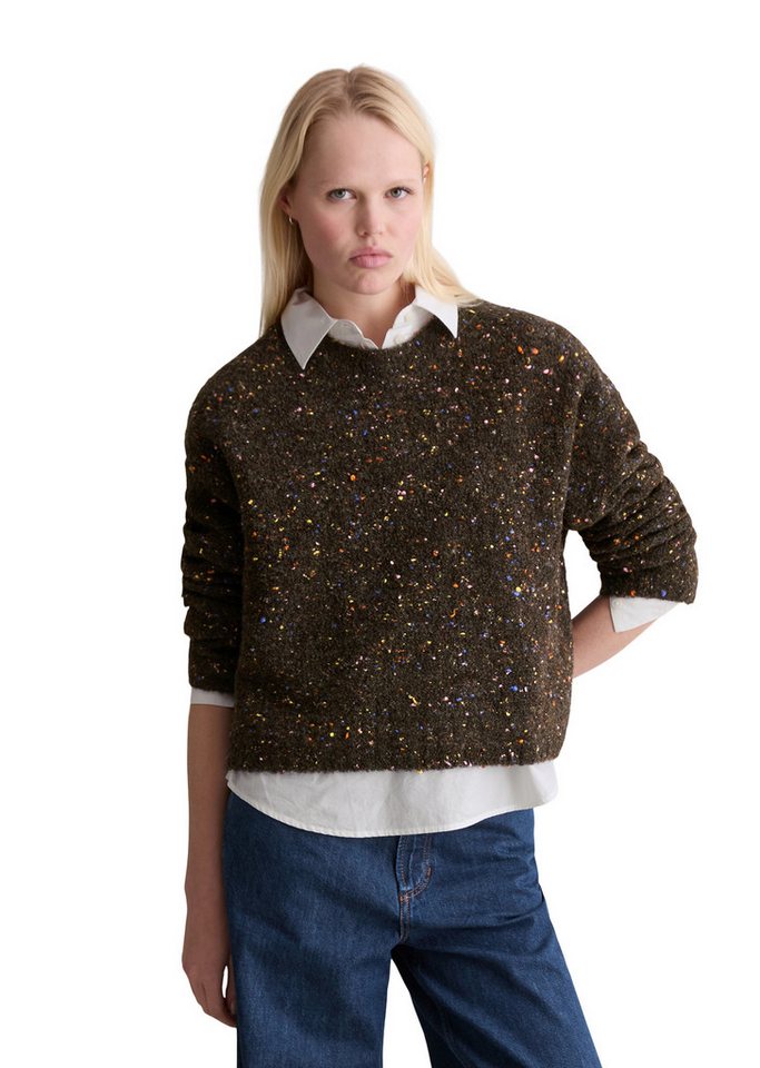 Marc O'Polo DENIM Strickpullover aus Schurwolle-Viskose-Mix von Marc O'Polo DENIM