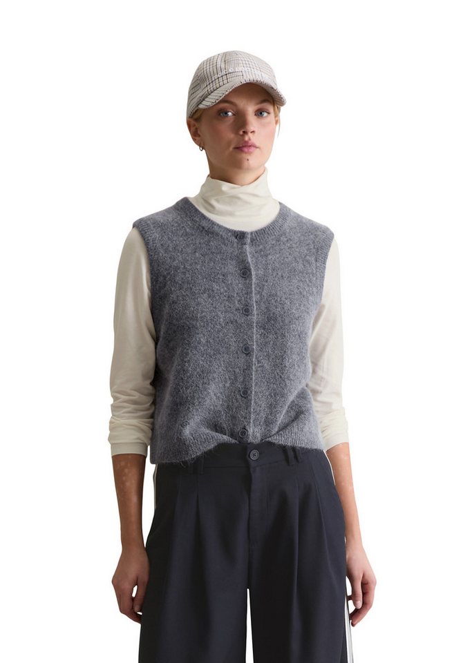 Marc O'Polo DENIM Strickweste regular fit aus Alpakawolle-Wolle-Mix von Marc O'Polo DENIM