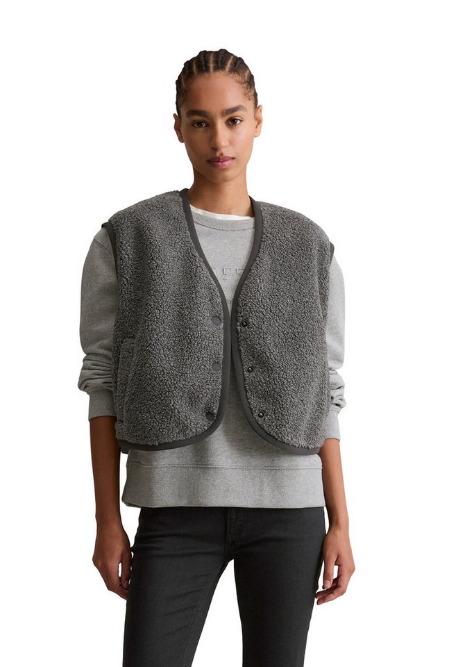 Marc O'Polo DENIM Sweatjacke aus recyceltem Polyester von Marc O'Polo DENIM