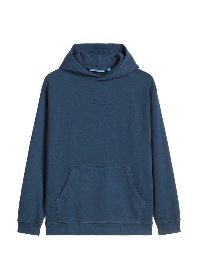 Marc O'Polo DENIM Sweatshirt Hoodie, LSL, Gmt Dye, Print, Relaxe von Marc O'Polo DENIM