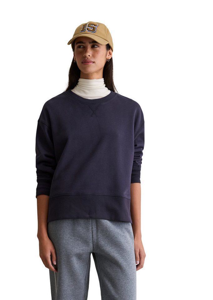 Marc O'Polo DENIM Sweatshirt basic, lockere Form, mit Seitenschlitzen von Marc O'Polo DENIM