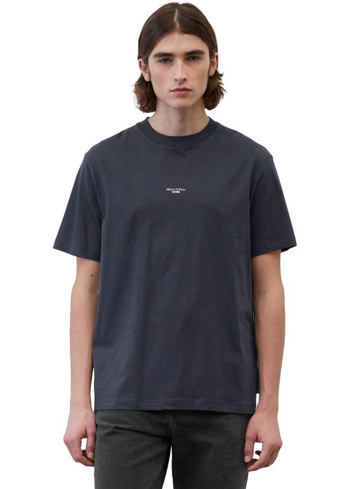 Marc O'Polo DENIM T-Shirt mit Labeling vorne mittig von Marc O'Polo DENIM