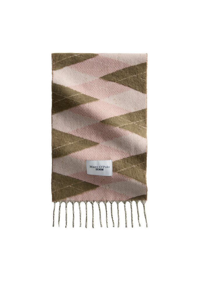 Marc O'Polo DENIM Wollschal mit Argyle-Muster von Marc O'Polo DENIM