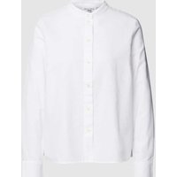 Marc O'Polo Denim Bluse mit Stehkragen in Offwhite, Größe S von Marc O'Polo DENIM