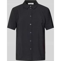 Marc O'Polo Denim Bluse mit durchgehender Knopfleiste in Black, Größe S von Marc O'Polo DENIM