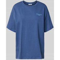 Marc O'Polo Denim Comfort Fit T-Shirt aus reiner Baumwolle in Rauchblau, Größe L von Marc O'Polo DENIM