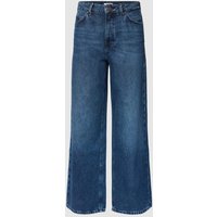 Marc O'Polo Denim High Rise Relaxed Fit Jeans mit Brand-Detail in Jeansblau, Größe 26/32 von Marc O'Polo DENIM