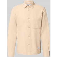 Marc O'Polo Denim Regular Fit Freizeithemd aus reiner Baumwolle in Offwhite, Größe XXL von Marc O'Polo DENIM