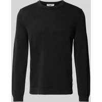 Marc O'Polo Denim Regular Fit Pullover aus reiner Baumwolle in Black, Größe XL von Marc O'Polo DENIM