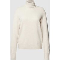 Marc O'Polo Denim Rollkragenpullover in unifarbenem Design in Offwhite, Größe S von Marc O'Polo DENIM