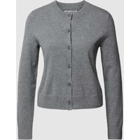 Marc O'Polo Denim Strickjacke mit Knopfleiste in Silber, Größe S von Marc O'Polo DENIM