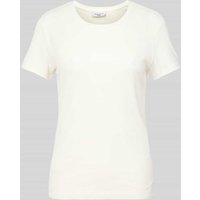 Marc O'Polo Denim T-Shirt in Ripp-Optik in Offwhite, Größe L von Marc O'Polo DENIM