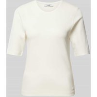 Marc O'Polo Denim T-Shirt mit Strukturmuster in Offwhite, Größe M von Marc O'Polo DENIM