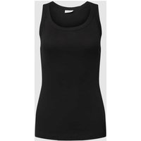 Marc O'Polo Denim Tanktop mit U-Ausschnitt in Black, Größe XS von Marc O'Polo DENIM