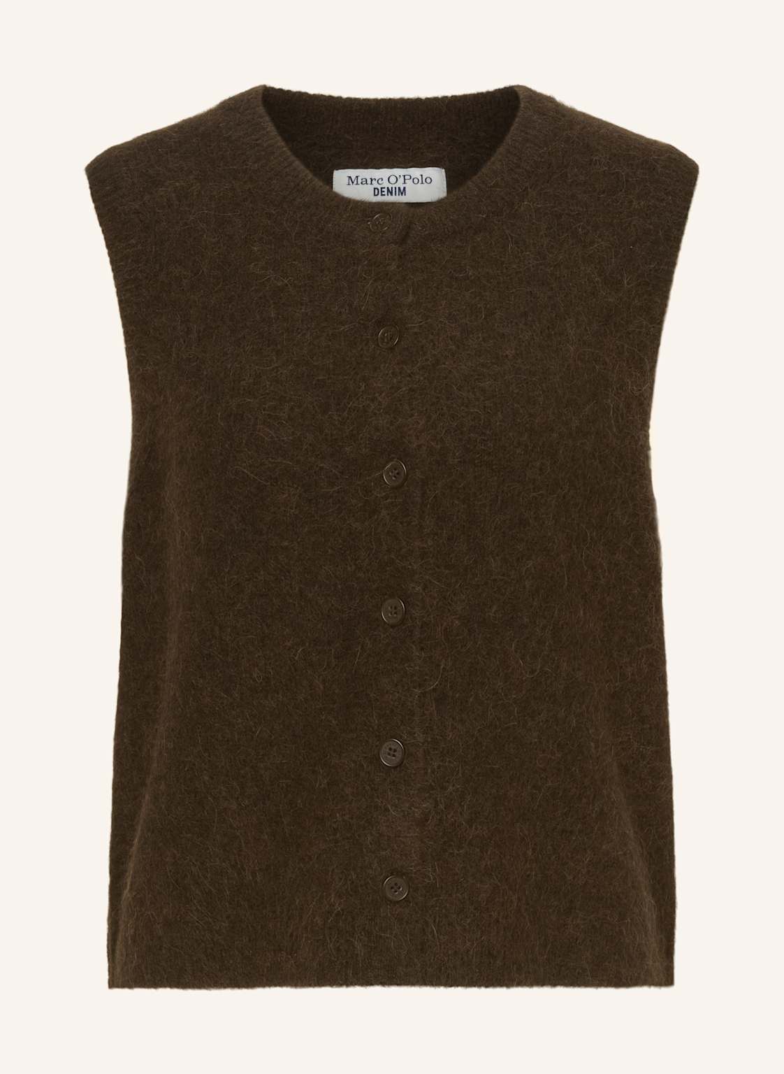 Marc O'polo Denim Ärmelloser Cardigan braun von Marc O'Polo DENIM