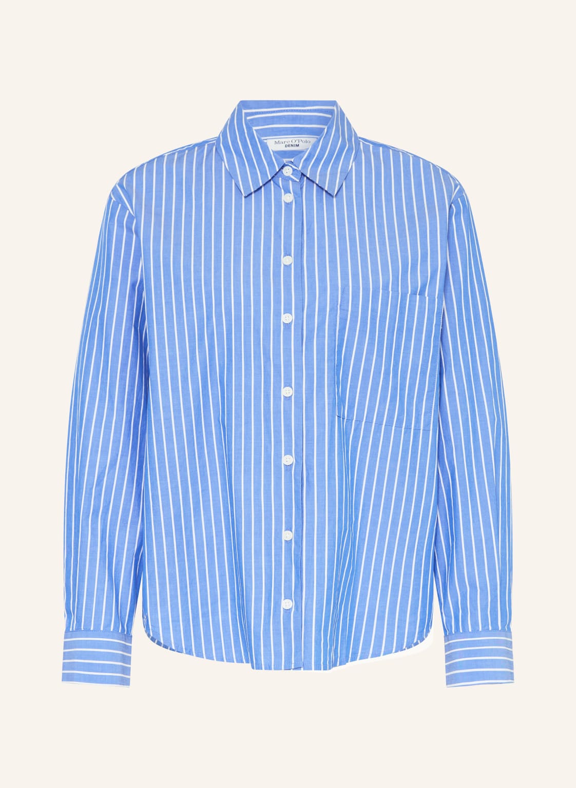 Marc O'polo Denim Hemdbluse blau von Marc O'Polo DENIM