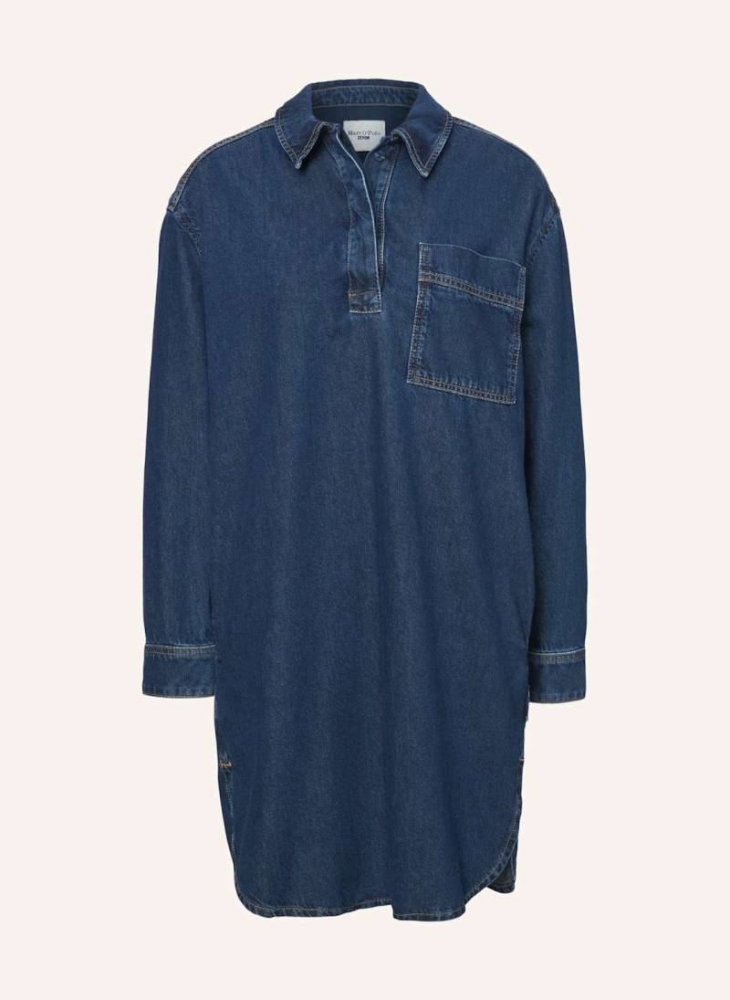 Marc O'polo Denim Jeans-Polokleid blau von Marc O'Polo DENIM