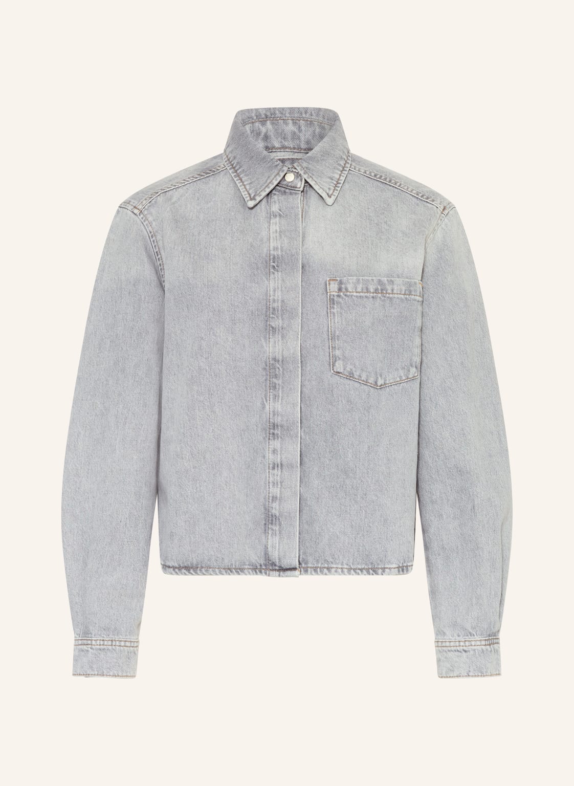 Marc O'polo Denim Jeansbluse grau von Marc O'Polo DENIM