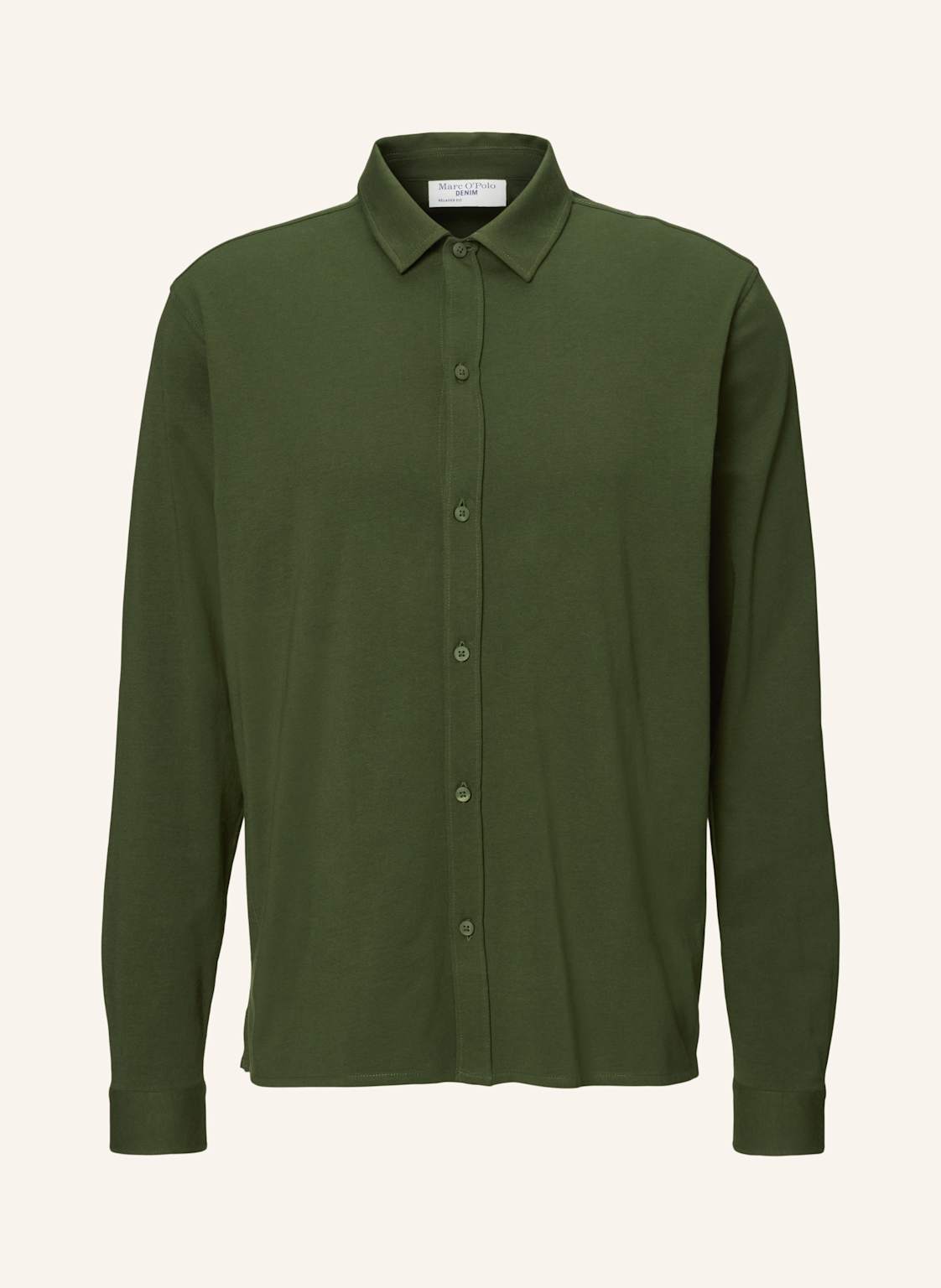Marc O'polo Denim Jerseyhemd gruen von Marc O'Polo DENIM