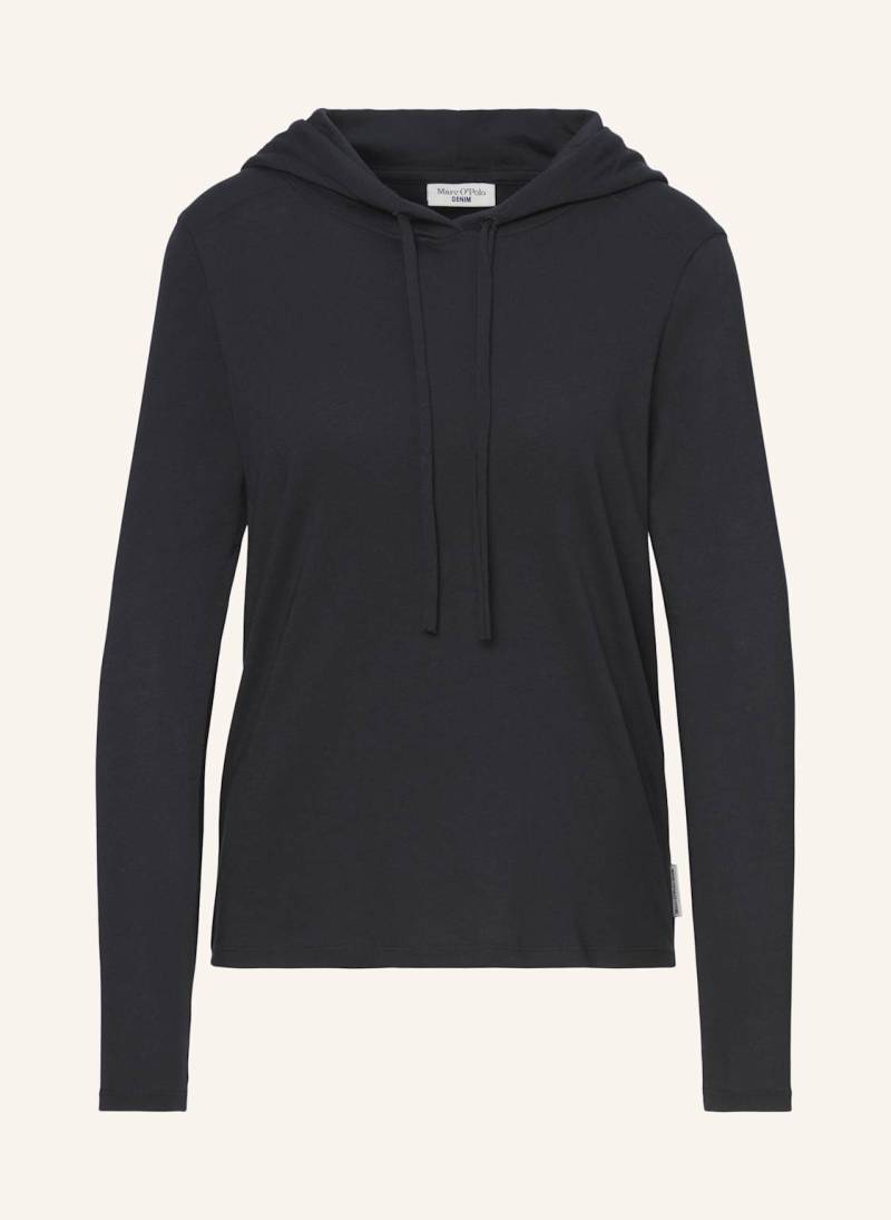 Marc O'polo Denim Kapuzen-Longsleeve blau von Marc O'Polo DENIM