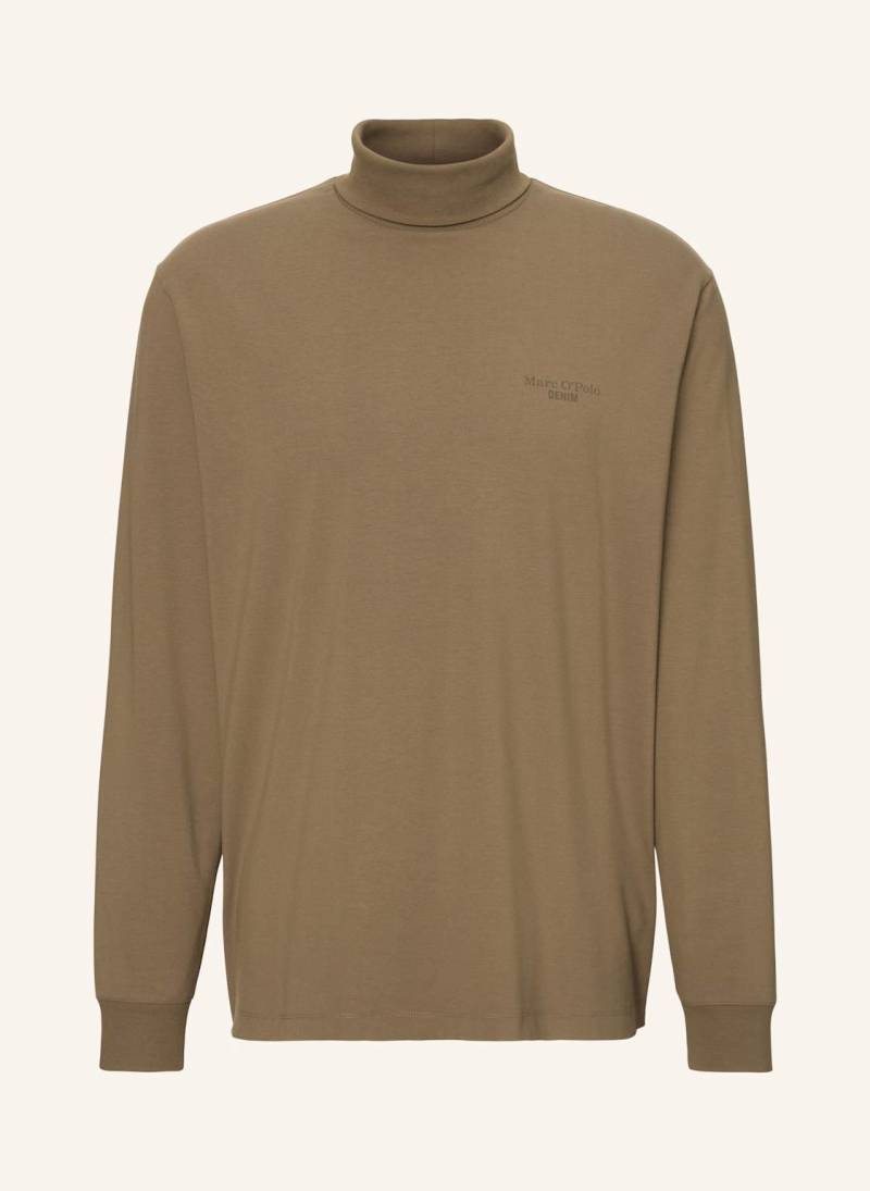 Marc O'polo Denim Langarm-Shirt braun von Marc O'Polo DENIM