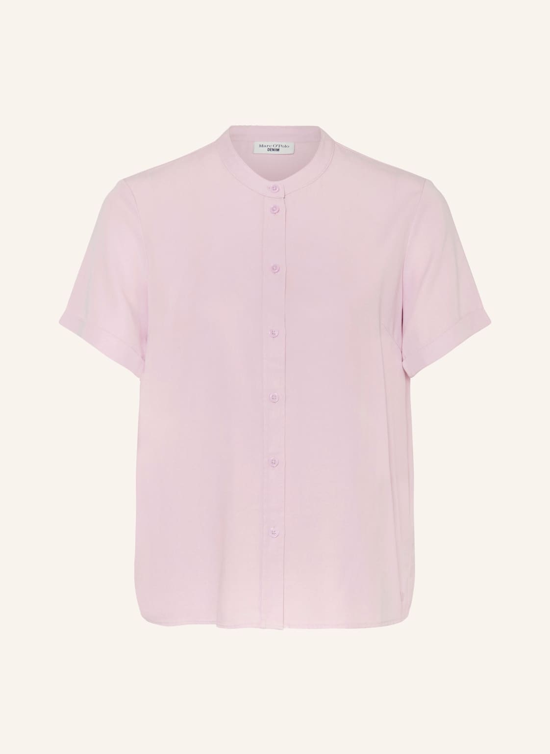 Marc O'polo Denim Piqué-Bluse rosa von Marc O'Polo DENIM