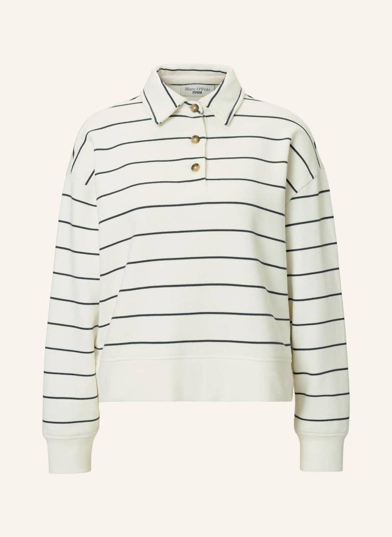 Marc O'polo Denim Polo-Sweatshirt weiss von Marc O'Polo DENIM