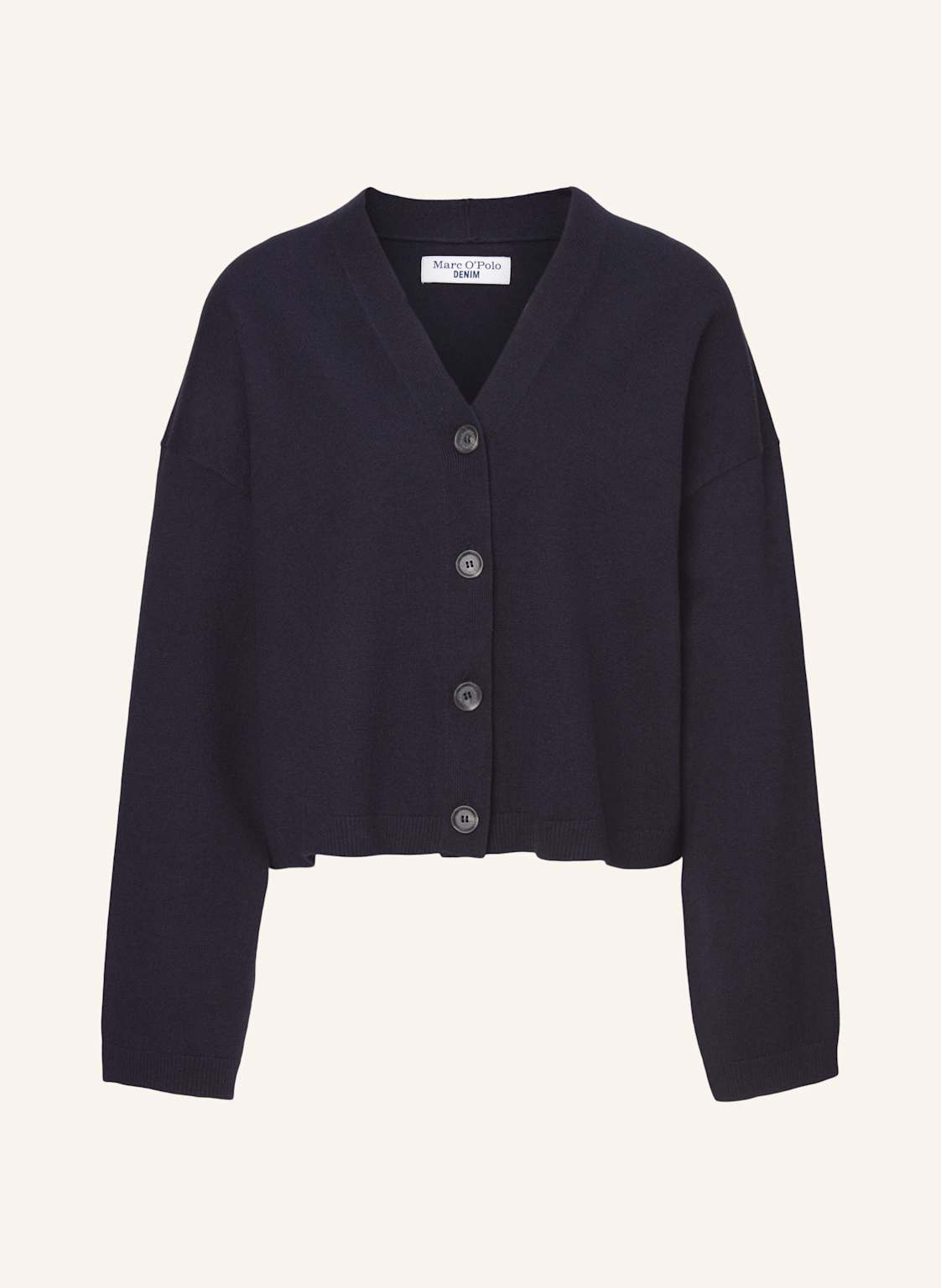 Marc O'polo Denim Strickpolo blau von Marc O'Polo DENIM