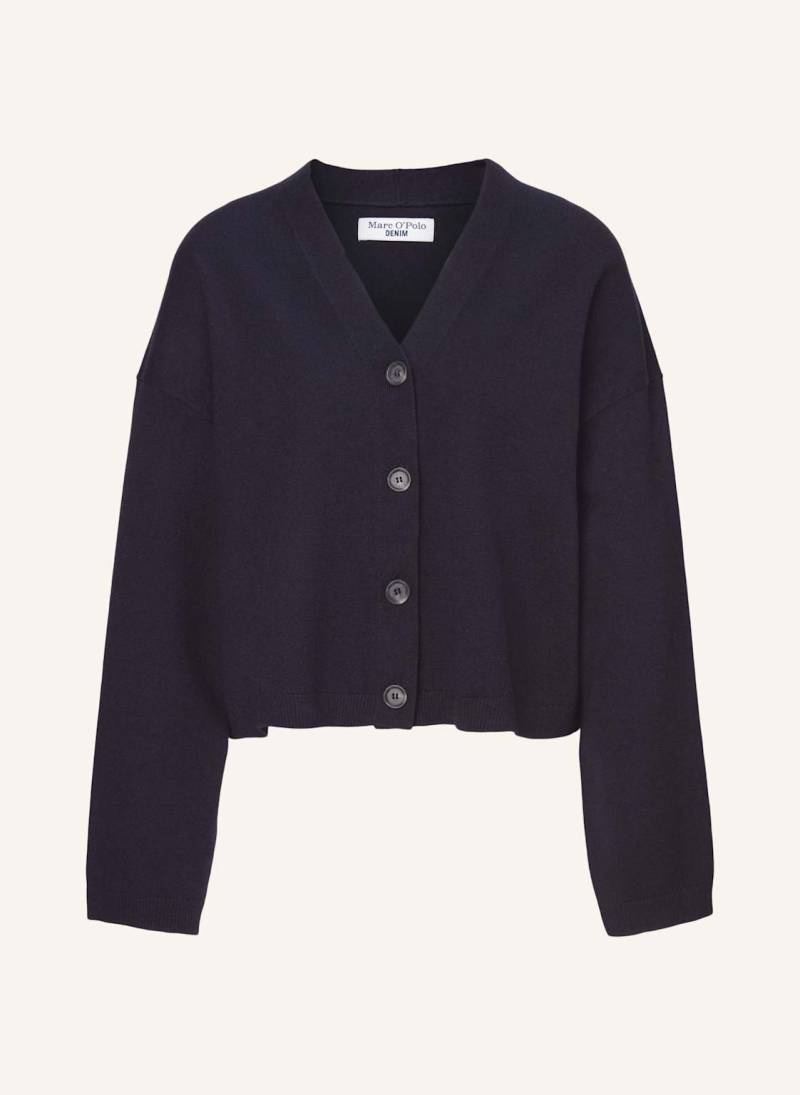 Marc O'polo Denim Strickpolo blau von Marc O'Polo DENIM