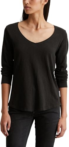 Marc O'Polo Damen B41238552713 T-Shirt, Schwarz, S EU von Marc O'Polo