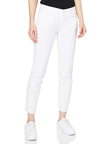 Marc O'Polo Denim Damen 043941612221 Slim Jeans, Weiß (White 100), 28W / 32L von Marc O'Polo